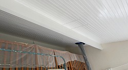 Plafond lambris après